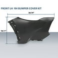 thumbnail image 3 of Front Bumper Cover Kit Left Right Fit For 2022-2024 Toyota Corolla Cross 521120A908, 3 of 10