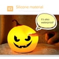 thumbnail image 4 of LSLJS Halloween Pumpkin Night Light, Remote Control Silicone Night Lamp，Pumpkin Lantern USB Charging Colorful Waterproof Clapping lamp Fall Decorations for Home Holiday Thanksgiving, 4 of 5
