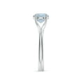 thumbnail image 3 of Angara Natural 1.12 Ct. Aquamarine Solitaire Ring in 14K White Gold for Women (Ring Size: 4), 3 of 10