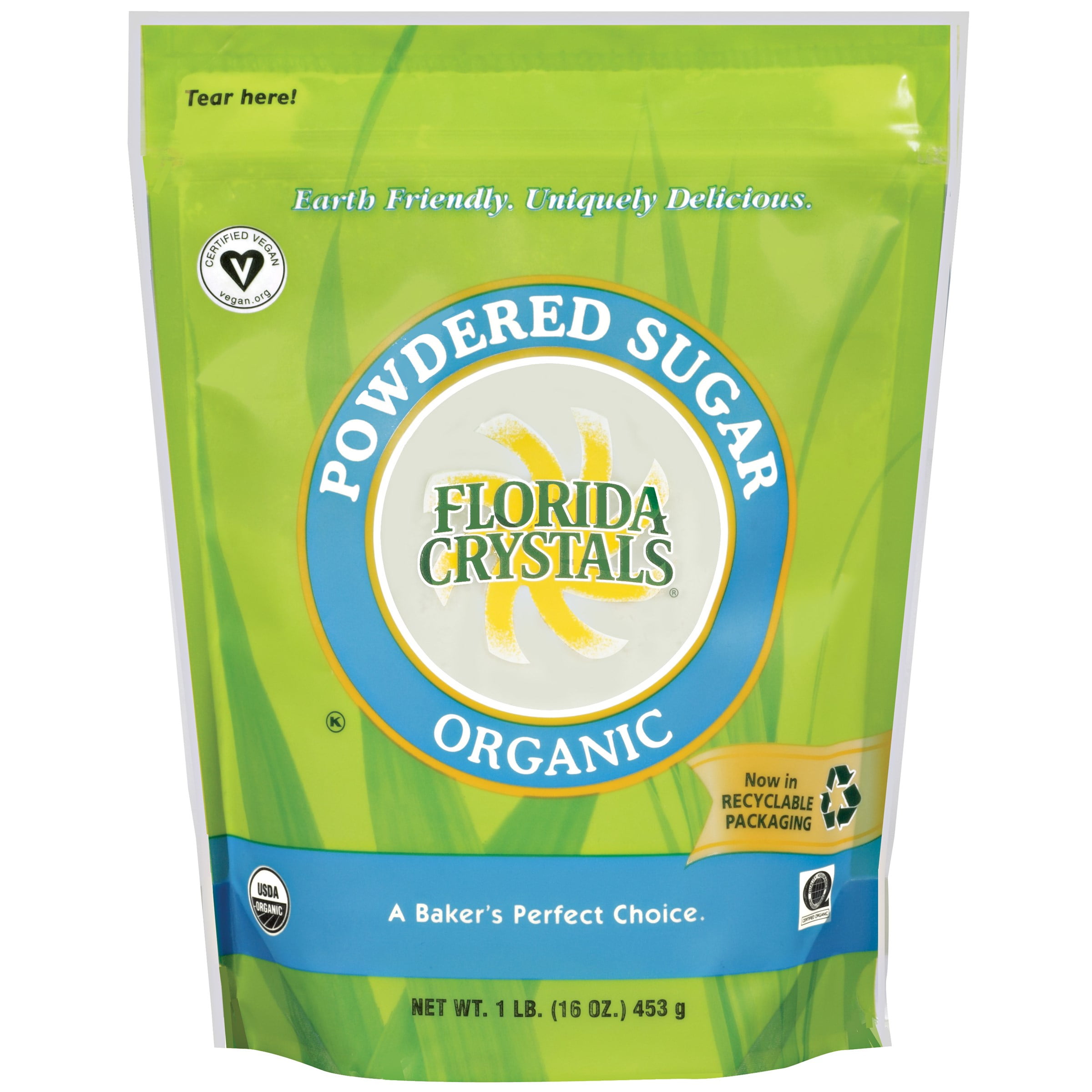 Florida Crystals Organic Sugar, Powdered, 16 OZ (Pack of 6) – BrickSeek