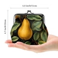 thumbnail image 2 of Premium Microfiber Coin Purse with Zinc Alloy Jaws - Stylish & Compact 4.3x4.7 in/11x12 cm Wallet for Men, 2 of 7