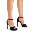 thumbnail image 6 of DREAM PAIRS Women's Stiletto High Heels Platform Ankle Strap Square Open Toe Dress Sexy Sandals, 6 of 7