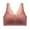 Coffee, variant on Mesh Patchwork Sports Bras for Women Breathable Seamless Wireless Posture Correcting Wide Straps Plus Size Bralettes Comfort Underwear Push Up Bra M