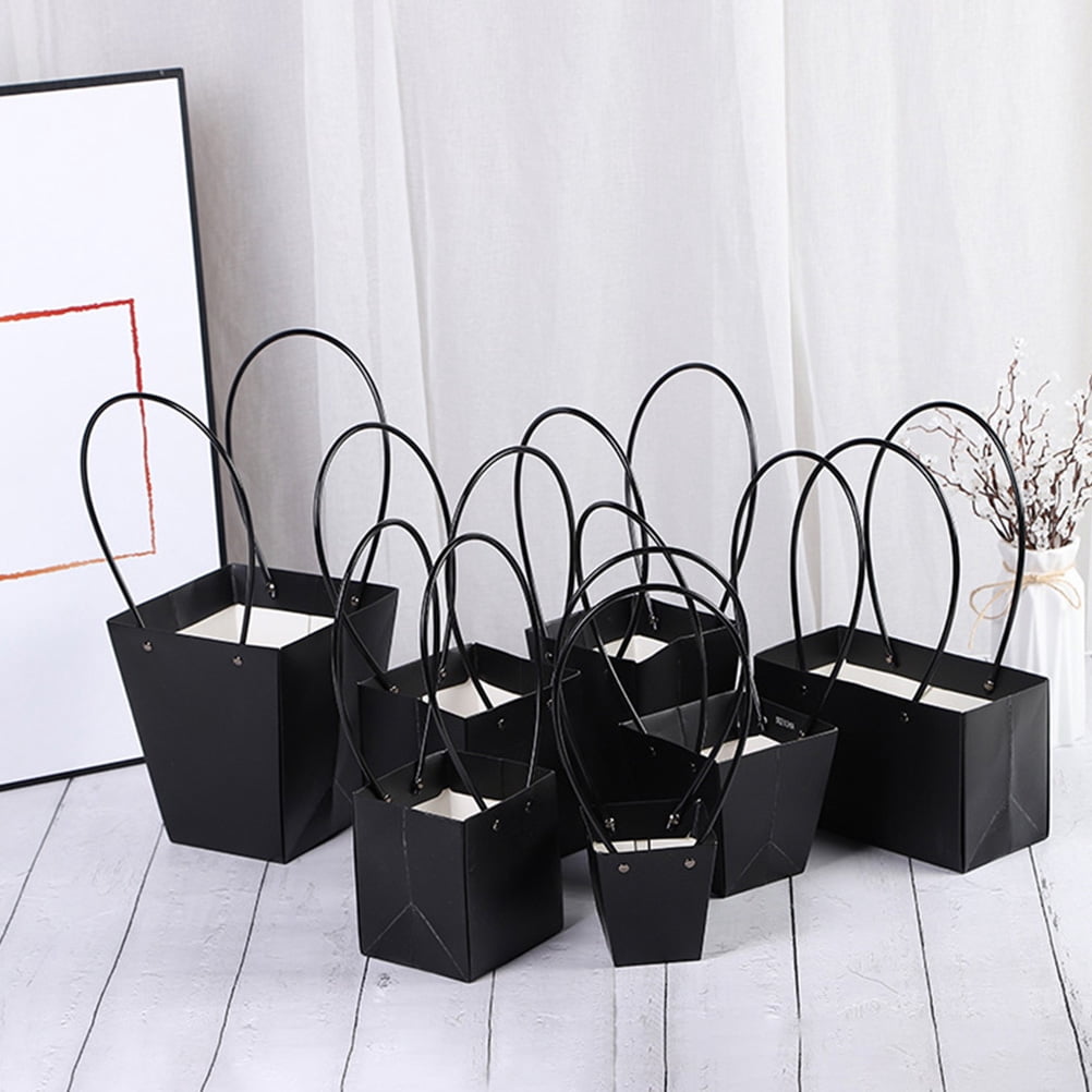 ADDHAT 1 Piece Black Kraft Flower Wrapping Paper for Packaging and Wrapping Solutions
