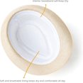 thumbnail image 4 of Classic Short Brim Fedora Hats Summer Beach Trilby Hat for Men Women with Band, 4 of 6