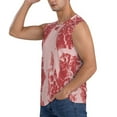 thumbnail image 3 of KLL Red Meat Print Workout Tank Tops Gym Sleeveless Fitness Muscle Tee-X-Large, 3 of 7