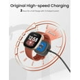 thumbnail image 4 of MYKOMI Charger for Fitbit Sense & Versa 3 Smartwatch Replacement Rapid Charging Cable Cord for Sense/Sense 2/Versa 3/Versa 4 Smart watch [1m/3.3ft], 4 of 6