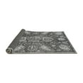 thumbnail image 2 of Ahgly Company Indoor Square Abstract Gray Modern Area Rugs, 4' Square, 2 of 4