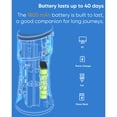 thumbnail image 5 of MySmile LP221 OLED Portable Water Flosser Cordless with UVC Light & 30pcs Mouthwash Combo Pack, Oral Irrigator Electric Dental Flosser Picks for Teeth Cleaning, 5 Modes, 8 Jet Tips, Travel Bag, Black, 5 of 9