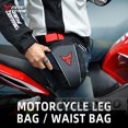 thumbnail image 2 of Bolsa de pierna impermeable para motocicleta, riñonera de viaje táctica para hombre y mujer, cinturón de muslo, bandolera Hum, 2 of 5