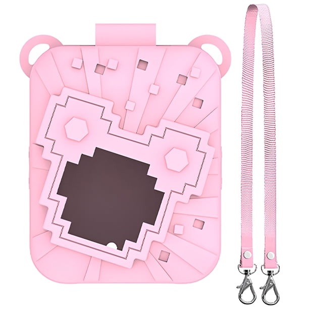 Caso Silicona Con Cordón para Bitzee Interactive Juguete Digital Mascota () Rosa