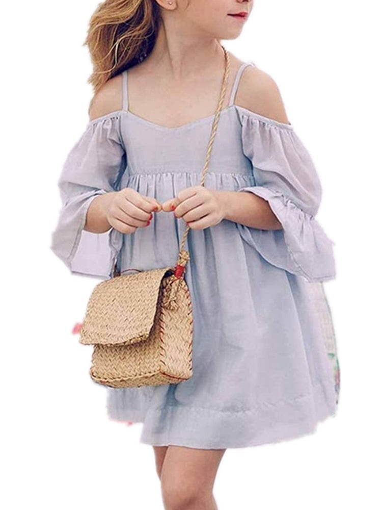 cold shoulder spaghetti strap dress