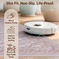 thumbnail image 6 of Design&I 8'x10' Ultra Soft Area Rug, Dorm Delicate Purple Flower Network Traditional Boho Lilac None Fluffy Washable Non Shedding for Bedroom Living Room Under Sectional, 6 of 7