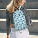thumbnail image 5 of Disketp Black White Gray Rabbit Mochila de Lona Estampada, Mochila Escolar de Viaje Ligera para Estudiantes y Portátil-Small, 5 of 5