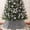 SilverGrey, variant on 33.5" White Sequin Christmas Tree Collar - 6-Piece Set, Elegant Base Cover for Holiday Home Decor