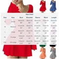 thumbnail image 3 of Dolkfu Mini Dresses for Women Long Sleeve Refreshing Blue V-Neck A-Line Dresses Solid Modern Regular Romance Dresses Blue,Xl, 3 of 5