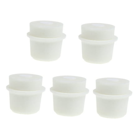 

5Pcs Laboratory Stopper-Tapered Stopper Plug For Flask Test Tube 7 Sizes