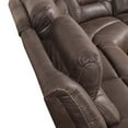 thumbnail image 4 of Aria 3PC Reclining Sectional - Saddle Brown, 4 of 10