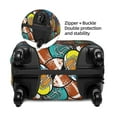 thumbnail image 6 of Uemuo American Football Printed Washable Luggage Cover - Fashion Suitcase Protector Fits 18-32 Inch Luggage -Small, 6 of 9