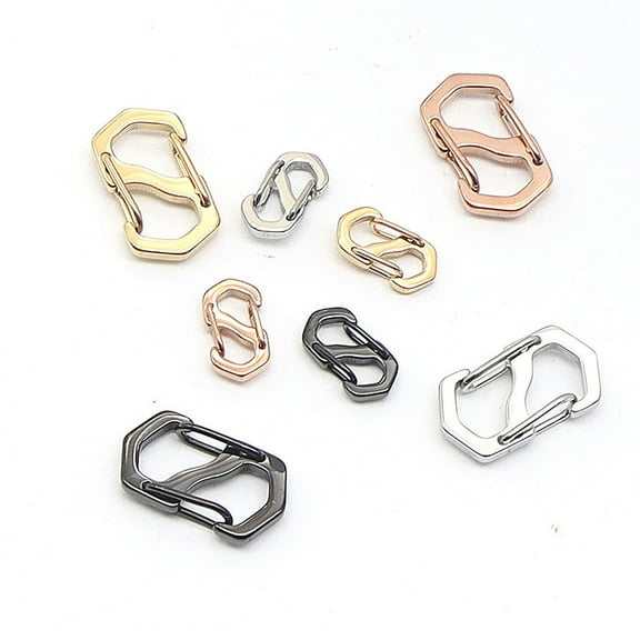 mtvxesu Necklace Shortener For Jewelry Making, Gold & Silver Bracelet Buckle, Adjustable Necklace Shortener Clip For Diy Jewelry Projects