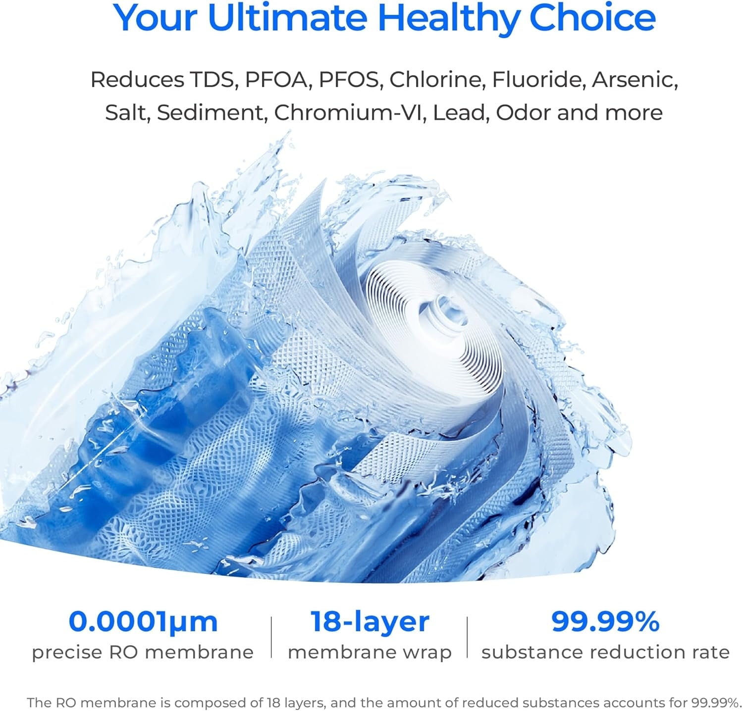 Restored Waterdrop X16-Alkaline Tankless Reverse Osmosis System, 1600 GPD , 11-Stage Filtration, 3:1 Pure to Drain, (Refurbished)