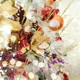 thumbnail image 7 of Duslogis 16 Pcs 14 Inch Glitter Christmas Tree Filler Decorations Glitter Berries Stems Curly Christmas Spray Artificial Christmas Picks for Trees Glittery Twigs for Wedding Vases (Champagne), 7 of 7