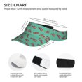 thumbnail image 3 of Gaeub Cartoon Lobsters 4 Printed Sport Sun Visor Hats ,Adjustable Empty Top Sunscreen Visor Cap for Women and Men, 3 of 7