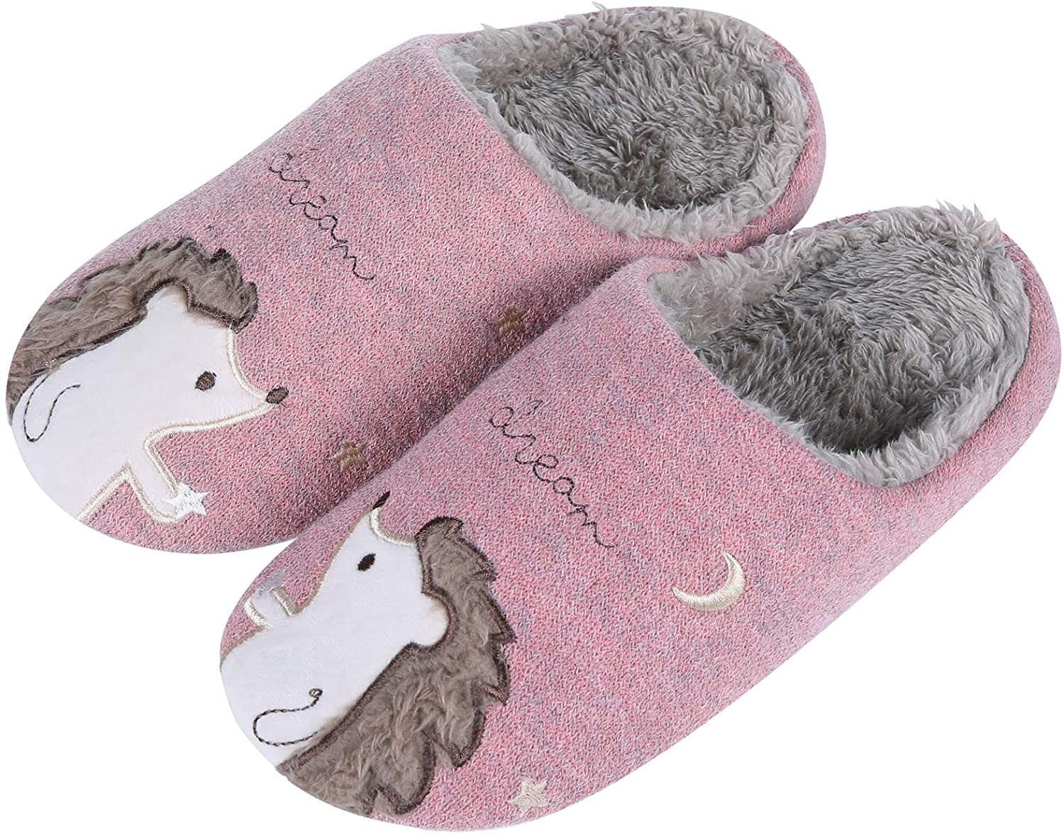 Cute Unicorn House Slippers for Kids Indoor Slippers Waterproof Sole Home Slippers -