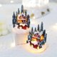 thumbnail image 5 of Adornos de luz LED DXING para Navidad castillo de Papá Noel casa de nieve regalo de Año Nuevo 2025, 5 of 5