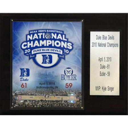 C & I Collectibles NCAA Basketball Duke Blue Devils Champions Plaque