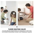 TUIBELYN Brass Thermostatic Radiator Valve for Home Flooring