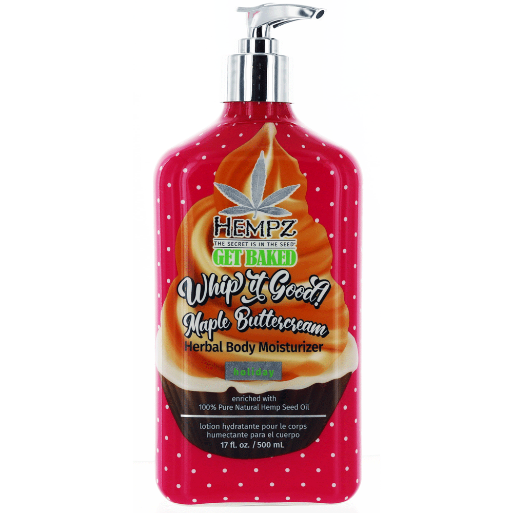 Hempz Whip It Good! Maple Buttercream Herbal Body Moisturizer 17 fl oz