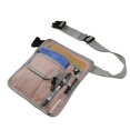 thumbnail image 4 of 831201 20.5x25.5cm Canvas Belt Pouch Waiter Waist Bag Outdoors Repair Tools Bag - Pink, 4 of 5
