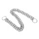 thumbnail image 5 of Collares de cadena de cuello de hierro para mascotas de doble fila, accesorios limitadores de correa para perros grandes, 5 of 13