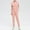 Pink, variant on LYMAYTER Womens Medical Uniform for S-2XL Fashion Soft Stretch Nurse Uniform Comfort Fit Short Sleeve Medical Workwear