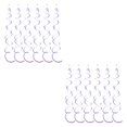 thumbnail image 4 of Guardoinrt 6pcs Hanging Garland Safe Ingredients Good Demonstrating Effect PVC Made Purple 2Set, 4 of 5