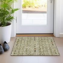 Addison Rugs Chantille Indoor/Outdoor Transitional Southwest Sage Washable Rectangle Rug, 1'8" x 2'6"