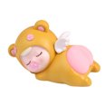 thumbnail image 2 of Sleeping Cat Desktop Ornament Home Decoration Cute Fireplace Desk Indoor Tabletop Piece for Kitchen, 2 of 7
