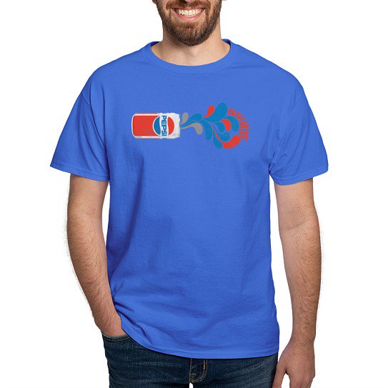 CafePress - Pepsi Spirit Can Light T Shirt - Men's Classic Cotton T-Shirts