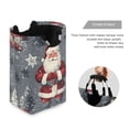 thumbnail image 3 of Yayeee Freestanding Laundry Hamper with Handle Collapsible Large Storage Basket for Clothes, Christmas Santa, 3 of 7