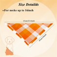 thumbnail image 3 of Dog Plaid Bandana, Pet Dog Triangle Scarf, Pet Neckwear Apparel with Fringed Trim - for Small Medium Dogs, Daily Wear, Party Decoration, Outdoor Activities, 3 of 4