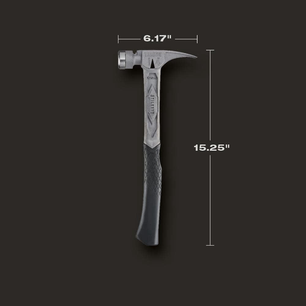 Stiletto Tibone 14Oz Smooth/curved Titanium Framing Hammer