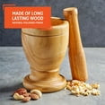 thumbnail image 3 of IMUSA MORTIER ET PILON GÉANT EN BOIS, 3 of 7