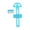 Blue, variant on Suodoka RC Absorber Measuring Tool Aluminium Alloy Free Adjustment Strong Durable Shock Absorber Measurement Tool for RC Car Suspension Tuning Black