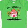 thumbnail image 4 of Inktastic Book My Reservation I'm Going to Grandma and Grandpa's Boys or Girls Baby Bodysuit, 4 of 5