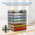 thumbnail image 3 of KIROGILY Organizador de Escritorio 7 Capas con Asa, Caja Almacenamiento Organizador Escritorio Malla, Organizador Papel Bandejas para Utiles Escolares de Oficina, 3 of 6