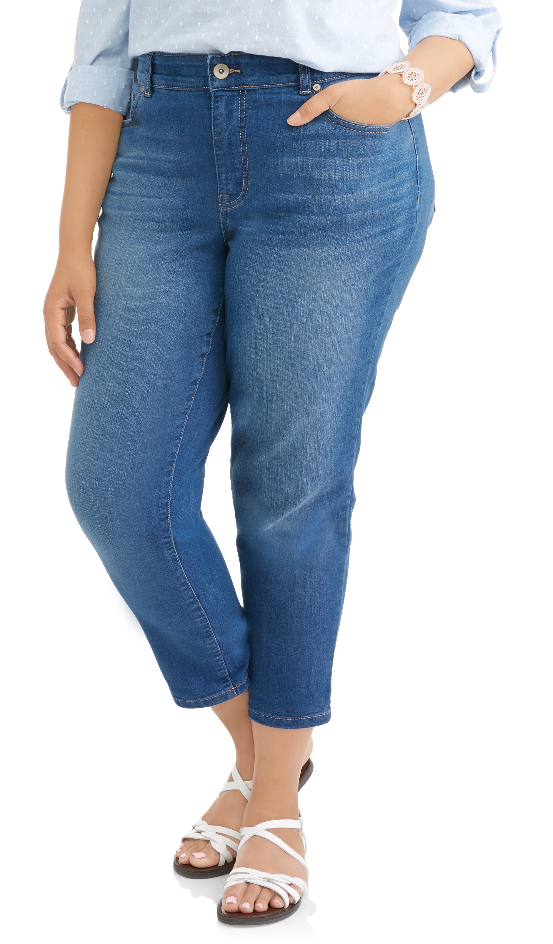 terra & sky boyfriend capris