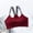Wine, variant on Abomasnow Kinetic Sports Bra for Women High Impact and Support Workout Bra with Adjustable Straps and X-Back