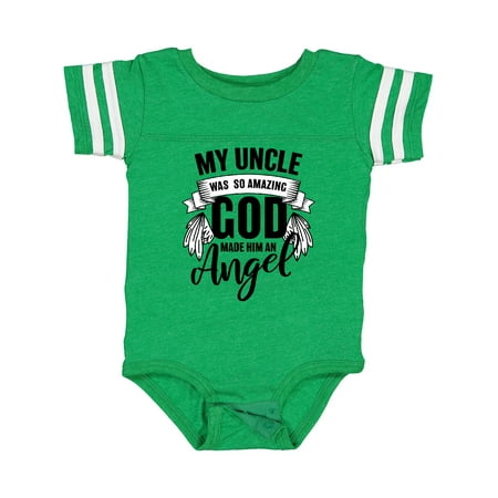 

Inktastic My Uncle Was So Amazing God Made Him an Angel Gift Baby Boy or Baby Girl Bodysuit