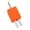 Orange, variant on Kokiya Double Paddle CW Key Morse Code Mini Multipurpose Adjustable Finger Strength Orange